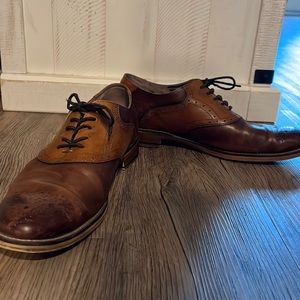 Johnston & Murphy Leather Oxford Shoes Mens 9